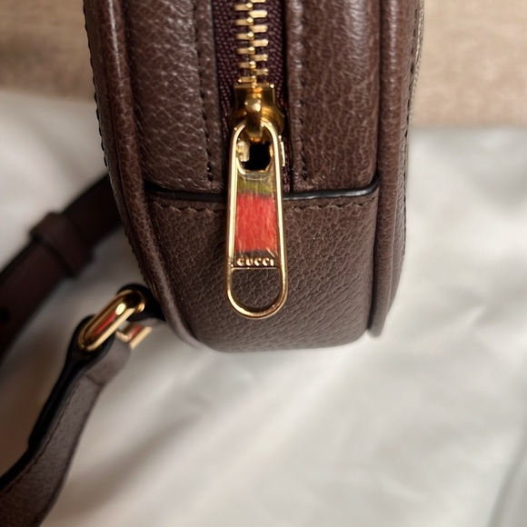 Gucci Mini GG Supreme Ophidia Round Backpack - color: brown - Picture 4 of 5